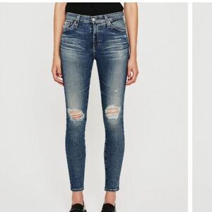 AG Adriano Goldschmied Women's Jeans Farrah High Rise Skinny Ankle size 24